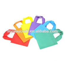 2015 popular simple design colored non-woven tote bag